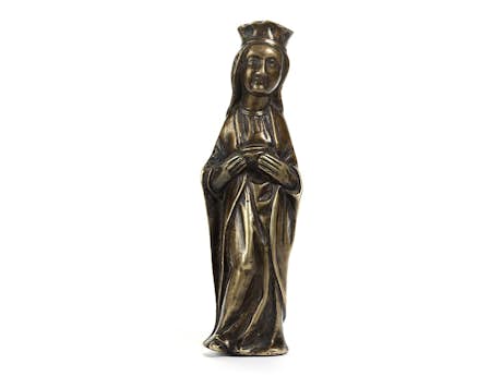 Spätgotische Maria Magdalena aus Bronze
